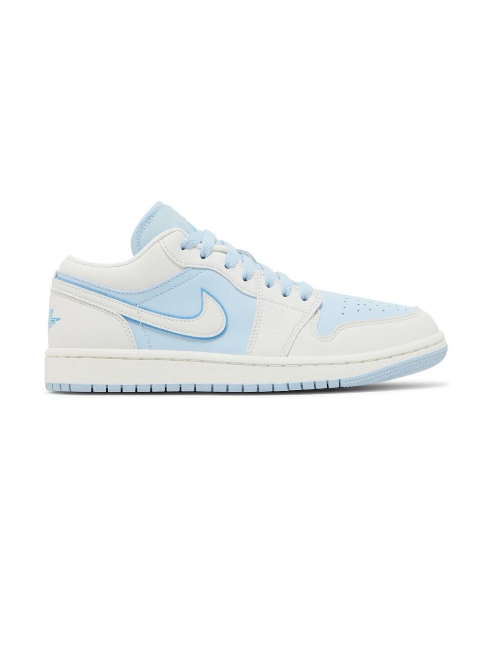 NIB Nike Air Jordan 1 Low SE 'Reverse Ice Blue' UNC DV1299-104 Women's Size 7